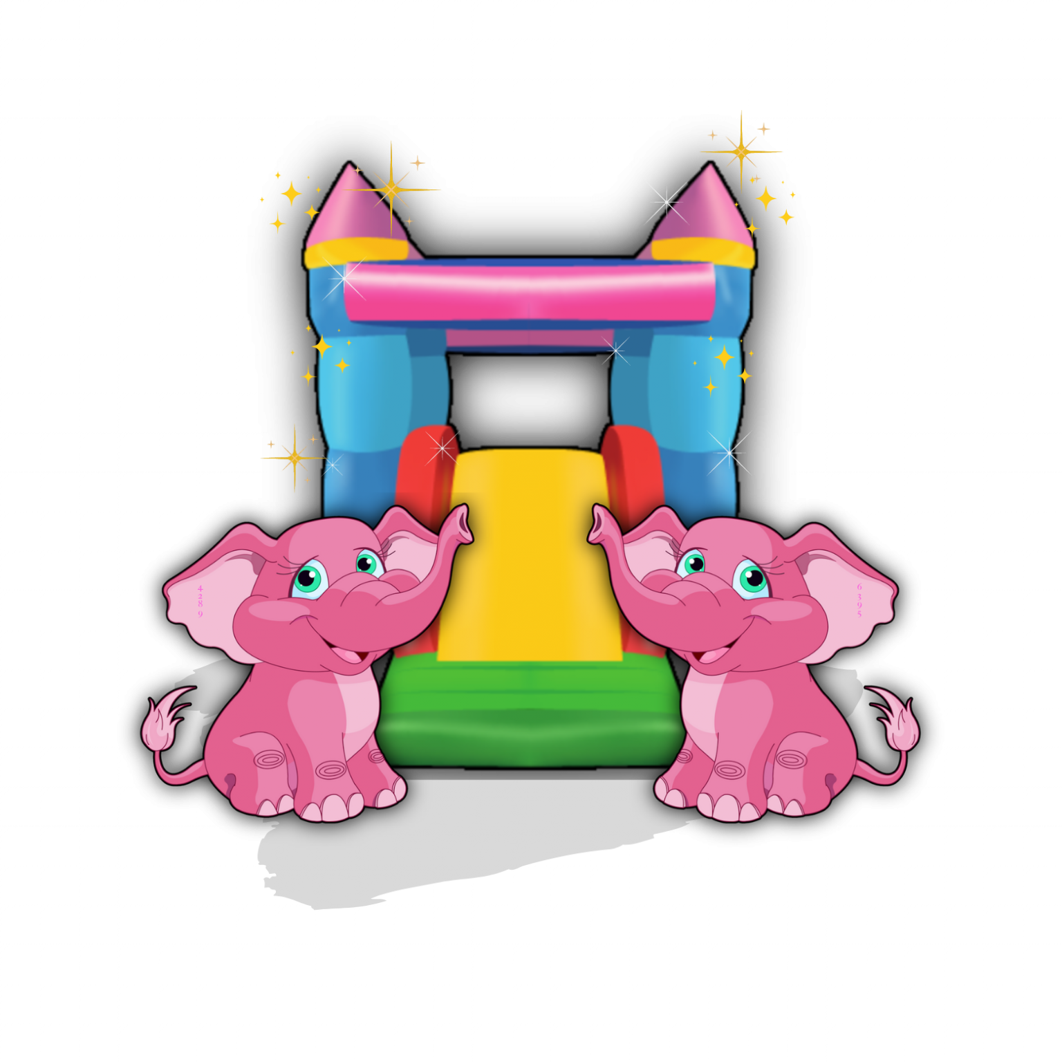 Bouncing Elephant Inflatables LLC Bounce House And Party Rental Company.