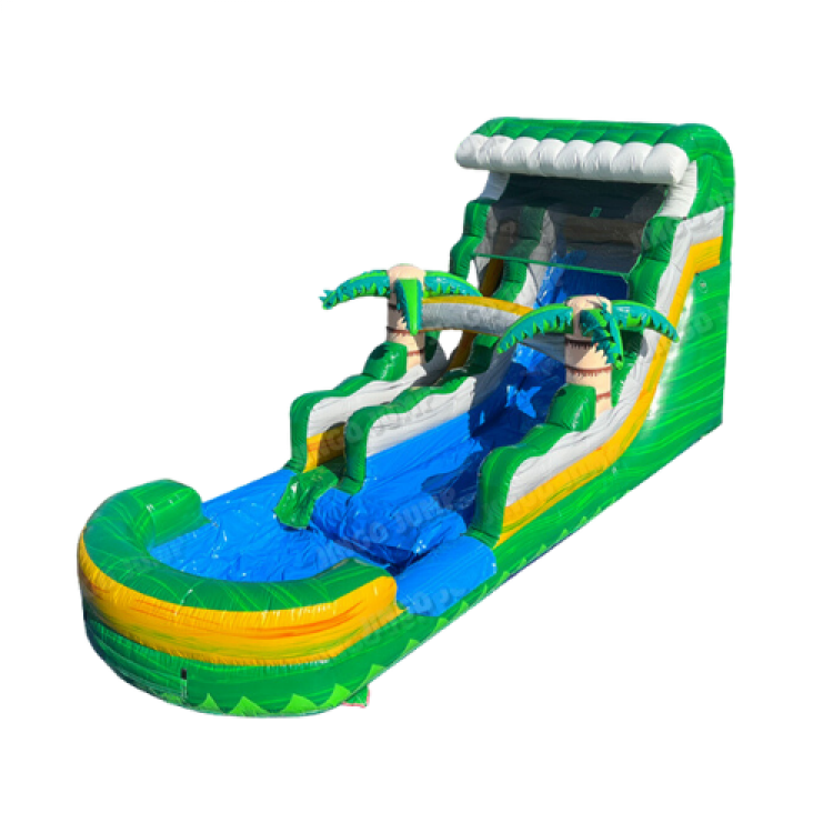 Wet 14 FT Tropical Blast Water Slide